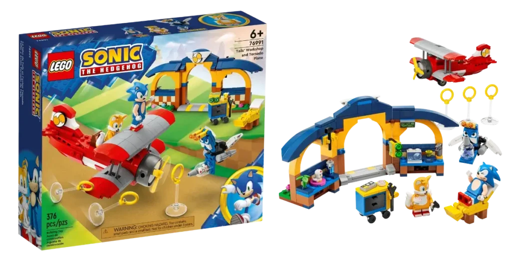 LEGO Sonic 2023 - Tail's Workshop and Tornado Plane 