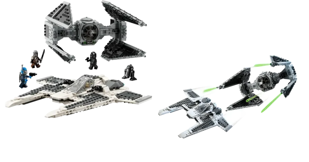 LEGO Mandalorian Minifigure - Fang Fighter vs TIE Interceptor