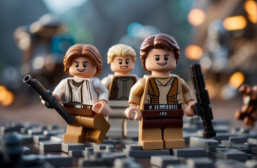 Is LEGO Star Wars The Skywalker Saga Multiplayer: The Skywalker Saga multiplayer depicted with multiple characters building and battling in iconic Star Wars locations