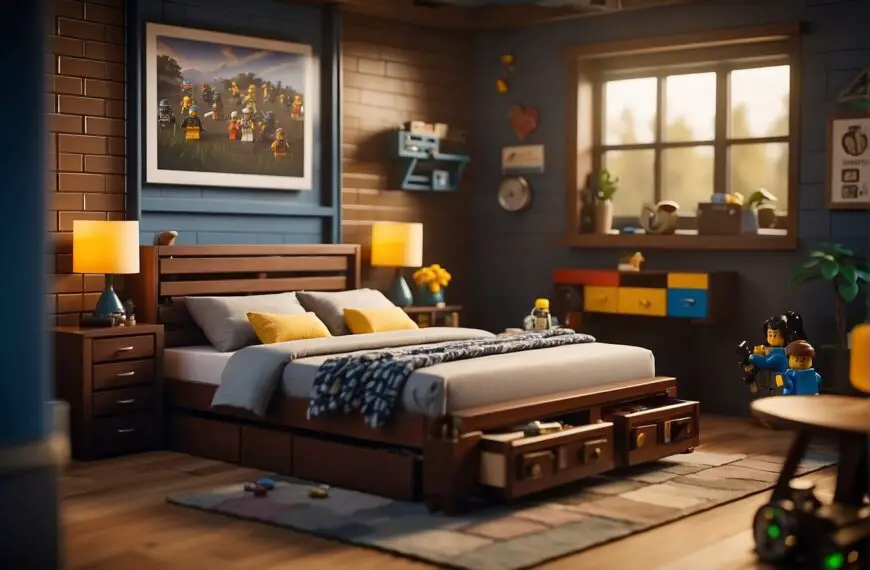 What Do Beds Do in Lego Fortnite: Beds in Lego Fortnite: scattered across the battlefield, providing respawn points for players